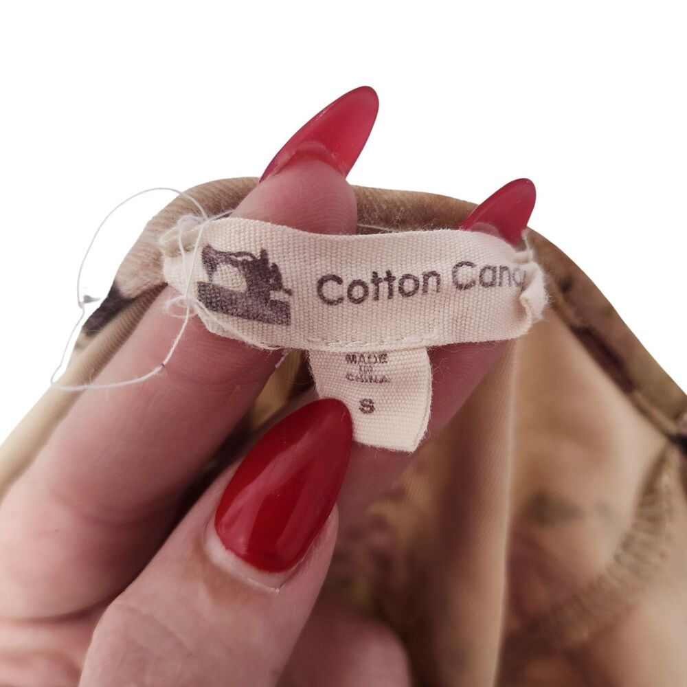 Cotton Candy LA Floral Fit & Flare Dress Small Y2K Grunge Fairycore Mini - Picture 2 of 4